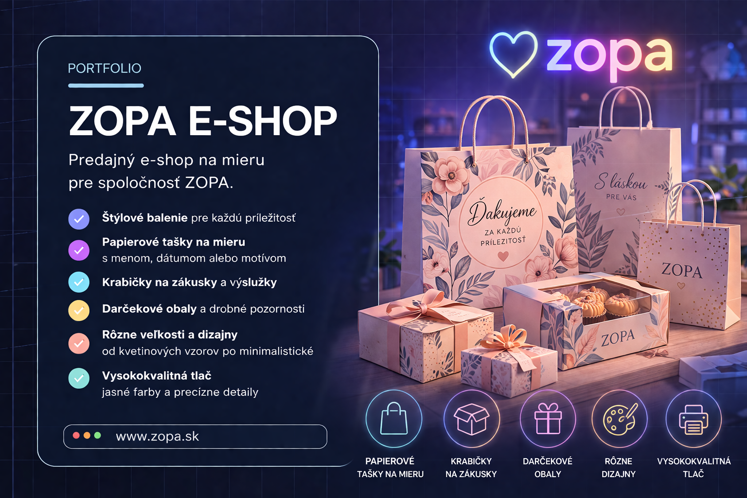 Náhľad projektu ZOPA e-shop